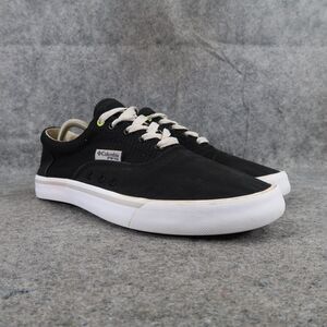 Columbia Shoes Mens 8.5 Athletic Slack Tide Lace Sneakers PFG Water Casual Black
